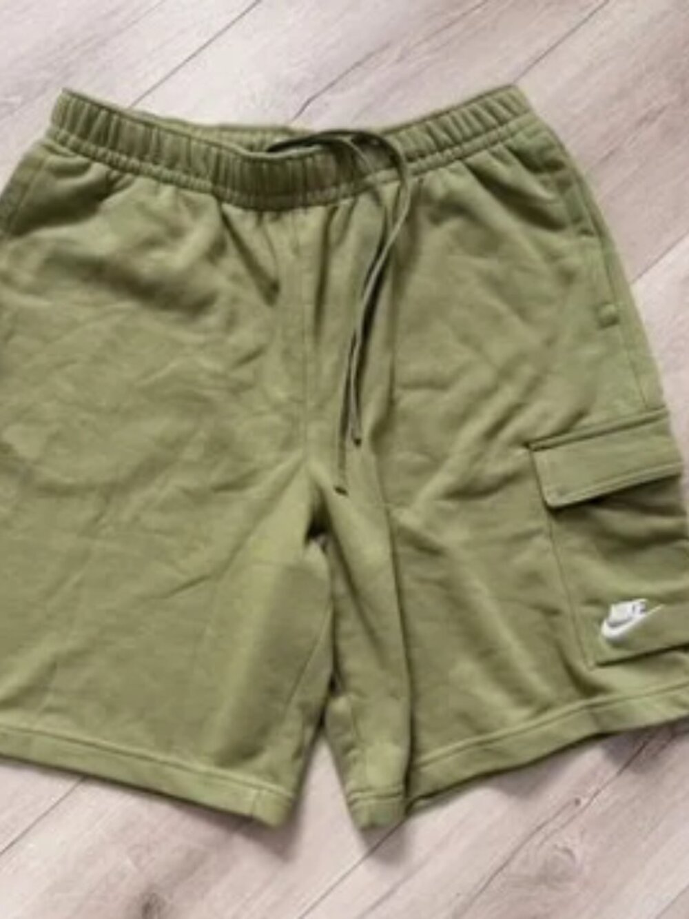 Nike Sportswear Cargo Shorts Olive Green - Picture 1 of 1